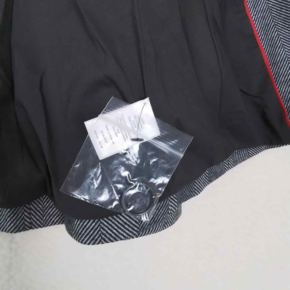 Talbots Aberdeen Blazer Womens Sz 10 Black Tweed Career Jacket Cotton‎ Blend - Picture 14 of 15